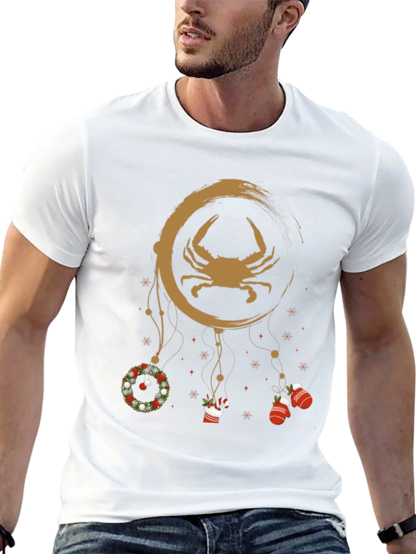 Festive Crab Dreamcatcher T-Shirt