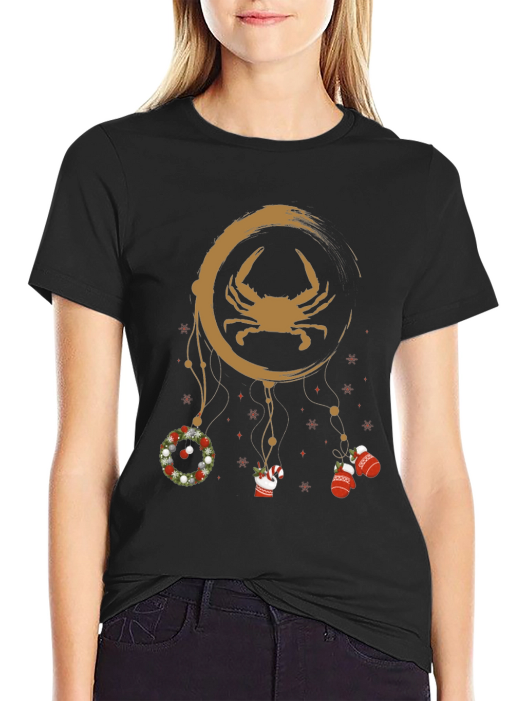 Festive Crab Dreamcatcher T-Shirt