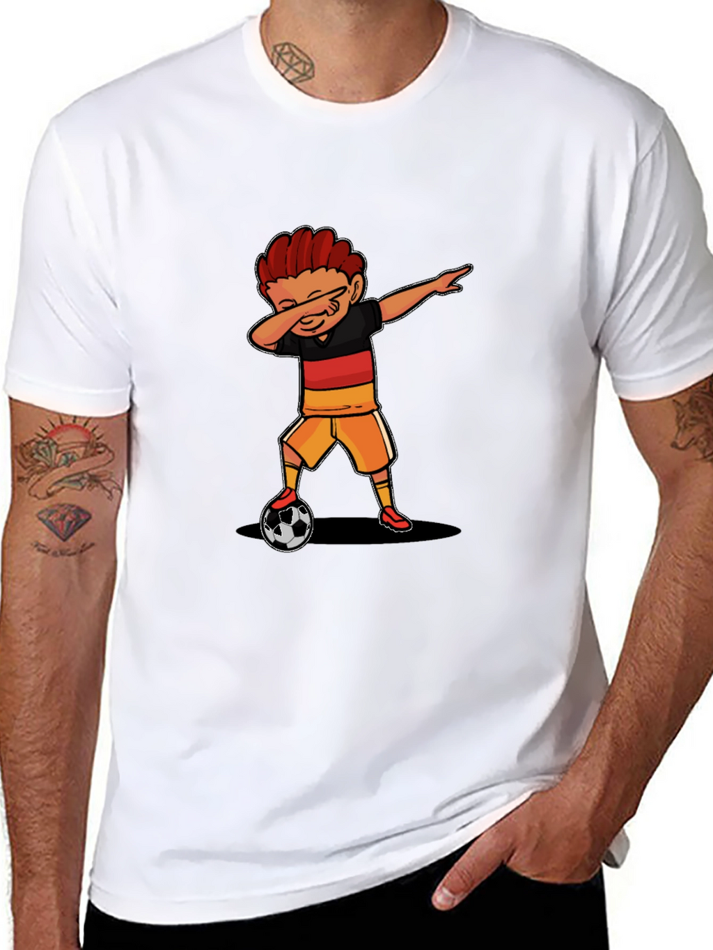 Germany Soccer Dab Boy T-Shirt