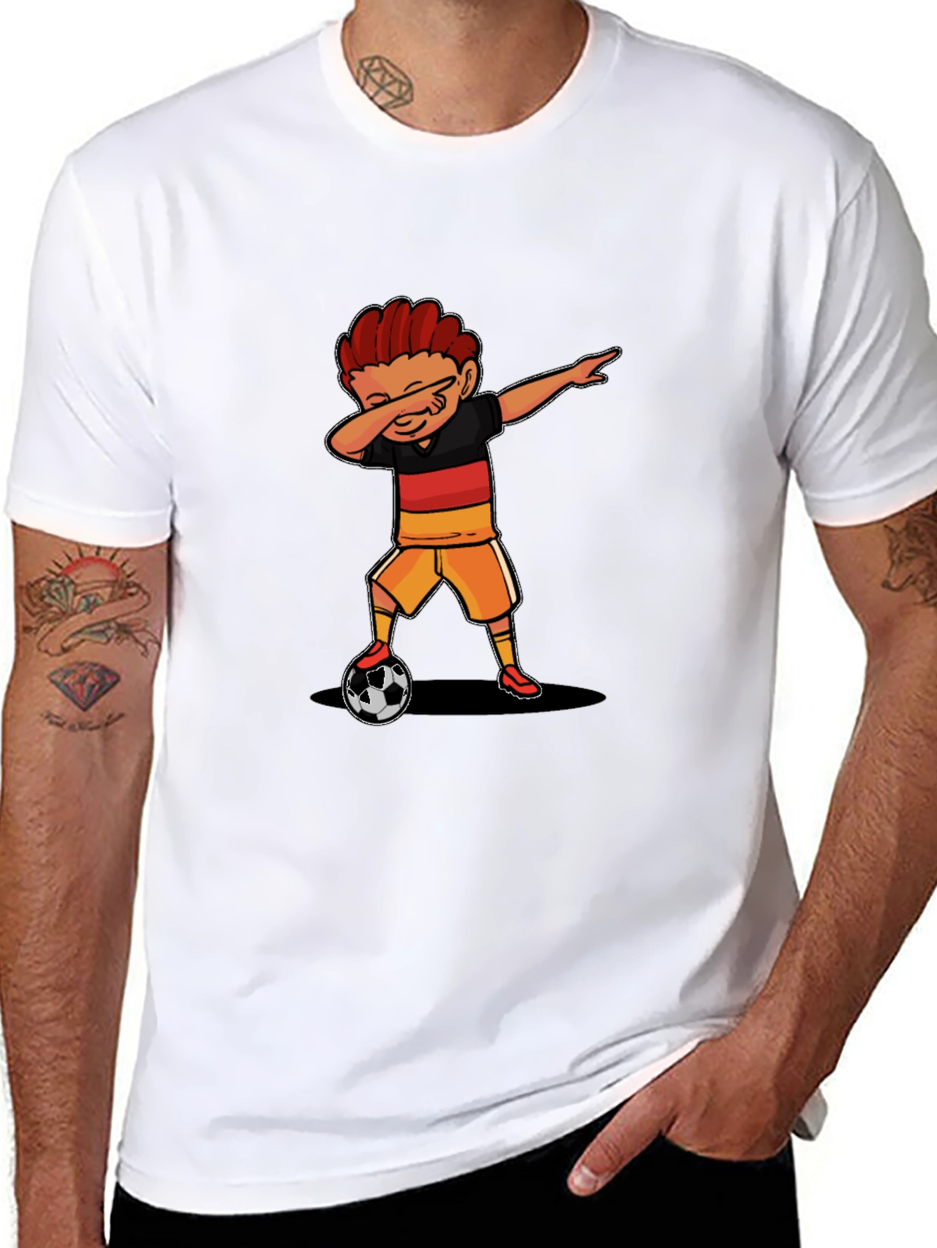 Germany Soccer Dab Boy T-Shirt