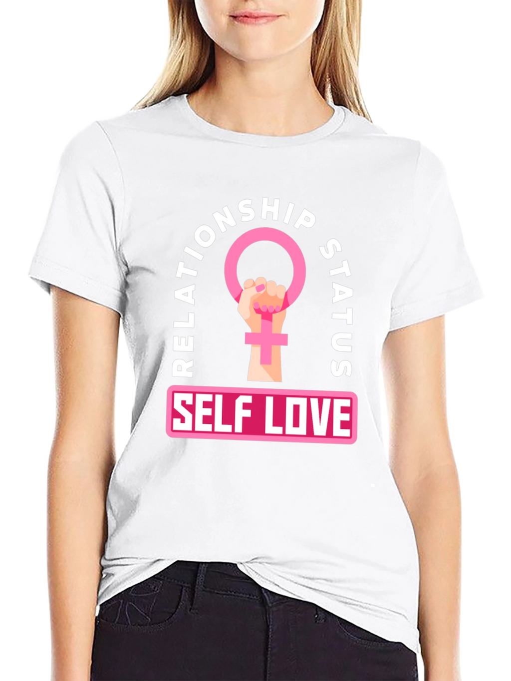 Self Love Relationship Status T-Shirt - Feminist Power Tee