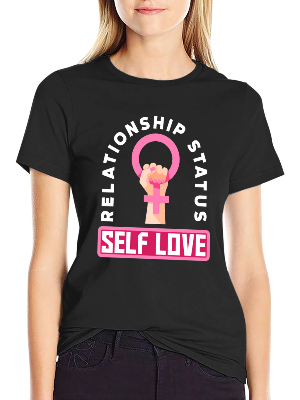 Self Love Relationship Status T-Shirt - Feminist Power Tee