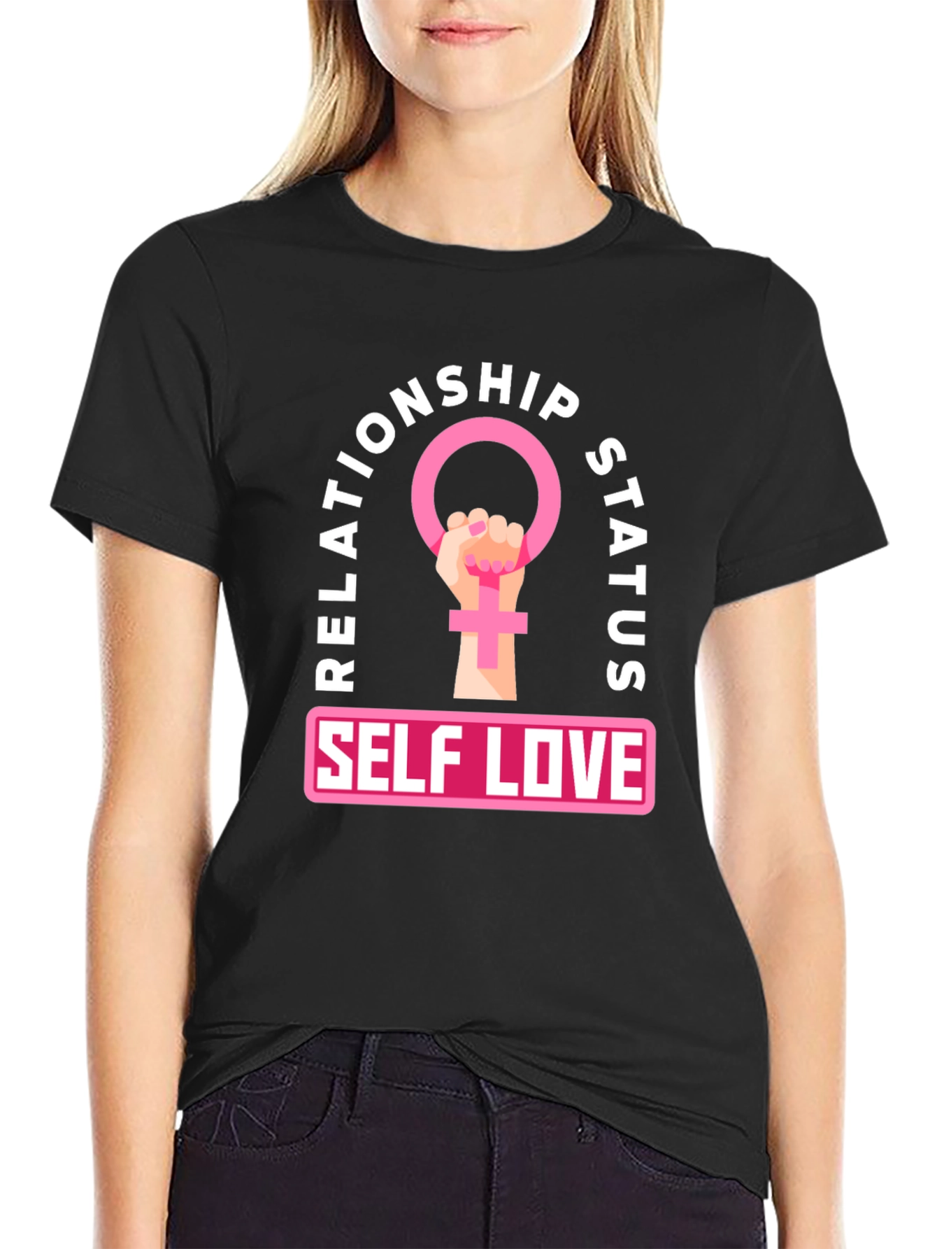 Self Love Relationship Status T-Shirt - Feminist Power Tee