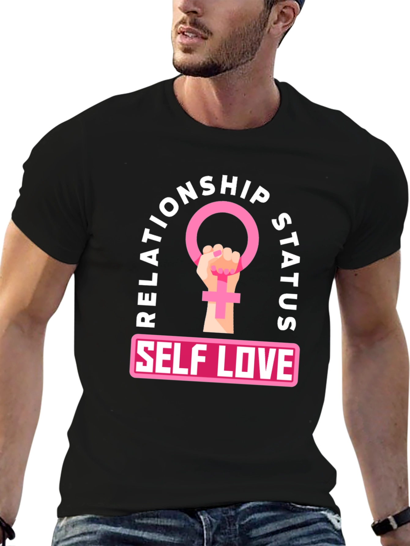 Self Love Relationship Status T-Shirt - Feminist Power Tee