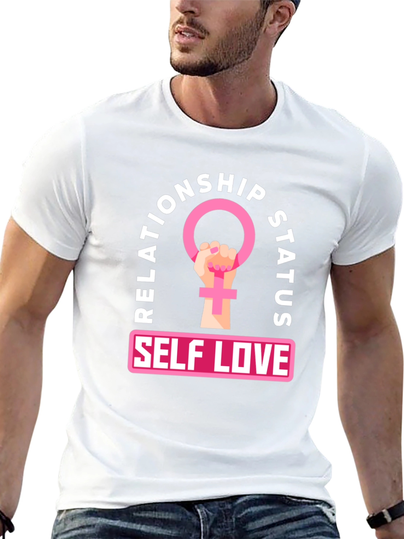 Self Love Relationship Status T-Shirt - Feminist Power Tee