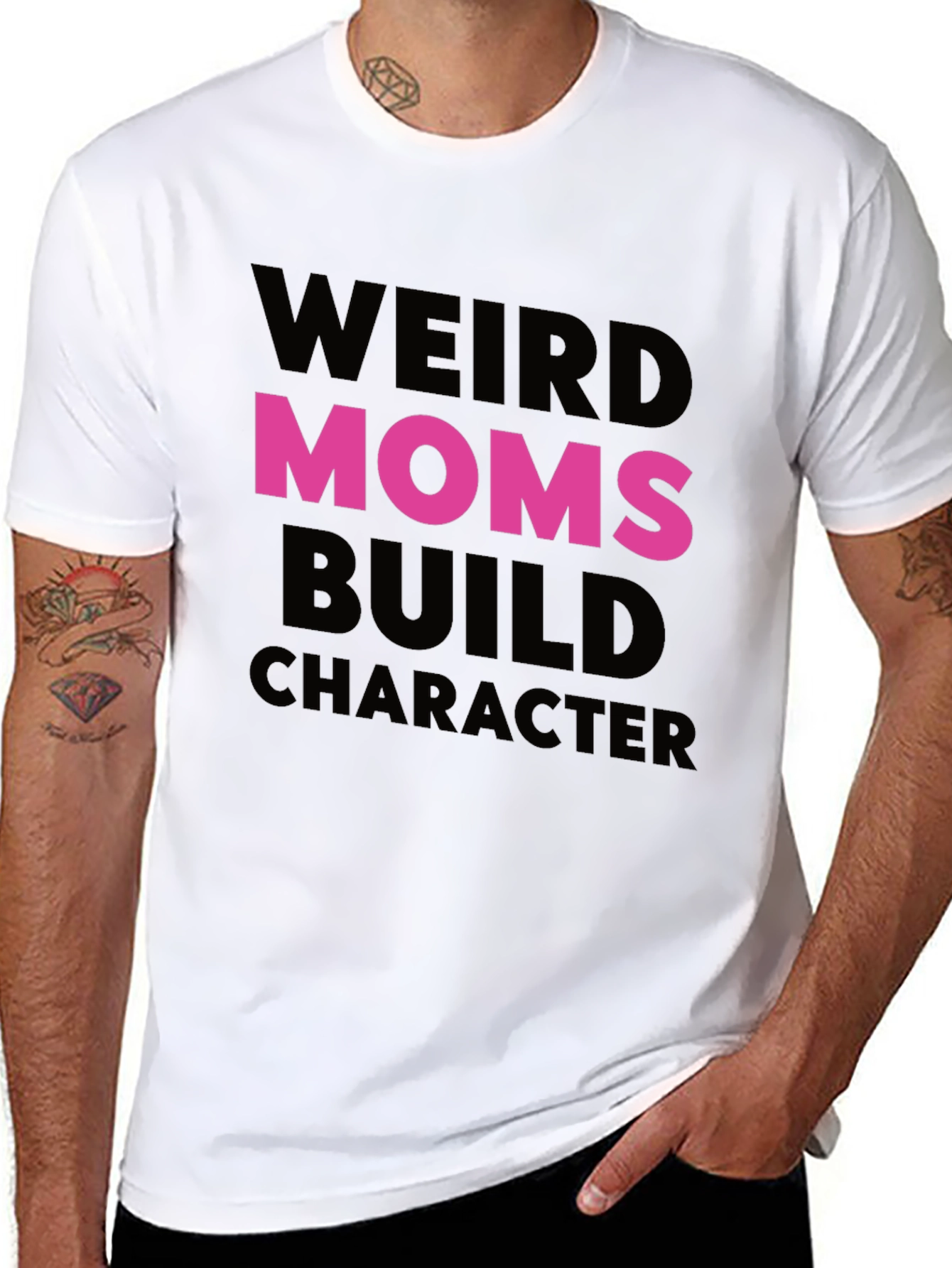 Weird Moms Build Character T-Shirt