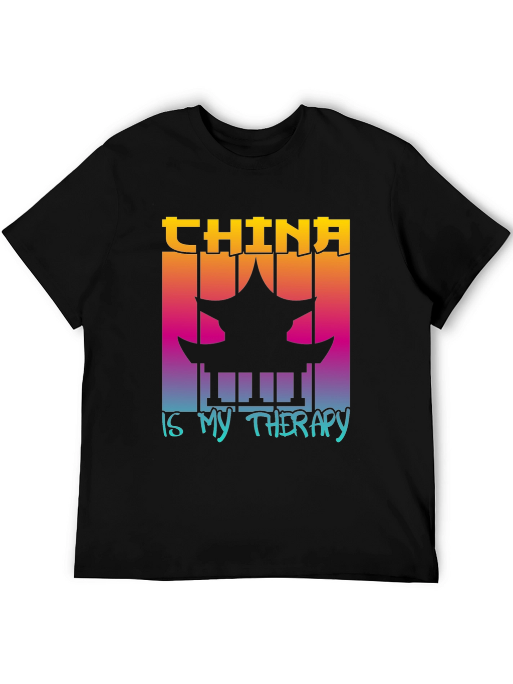 China is My Therapy Graphic Tee