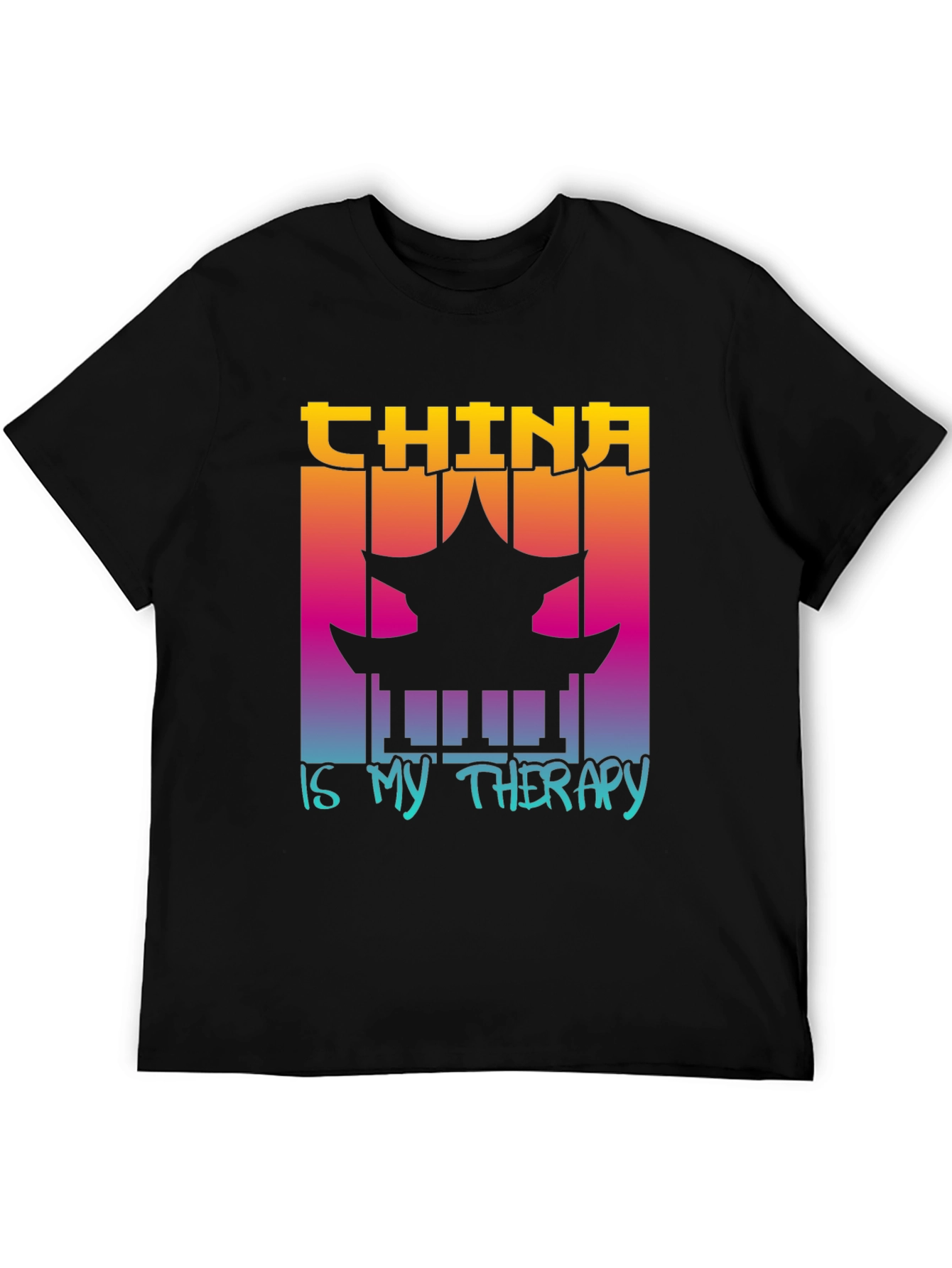China is My Therapy Graphic Tee