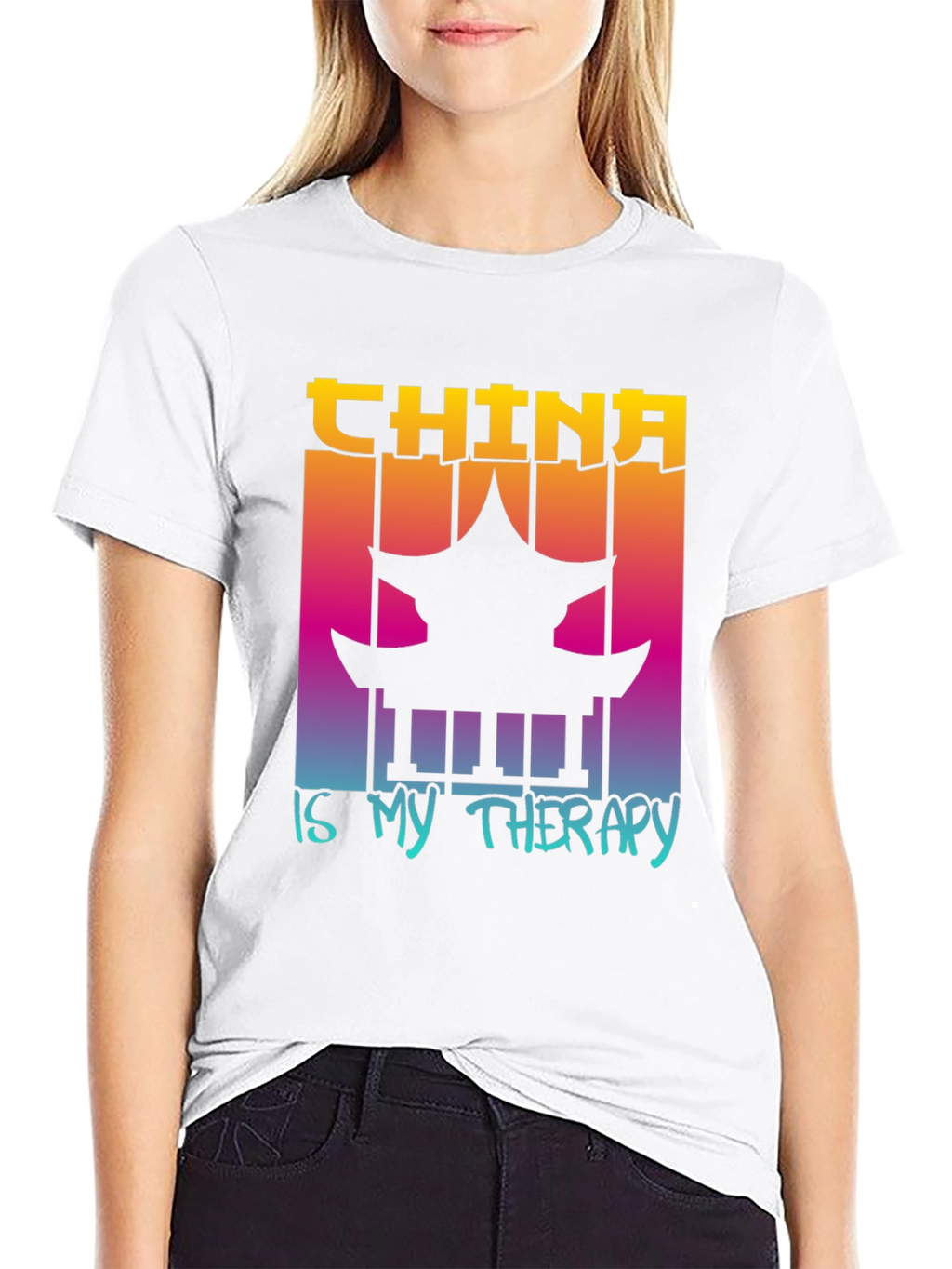 China is My Therapy Graphic Tee
