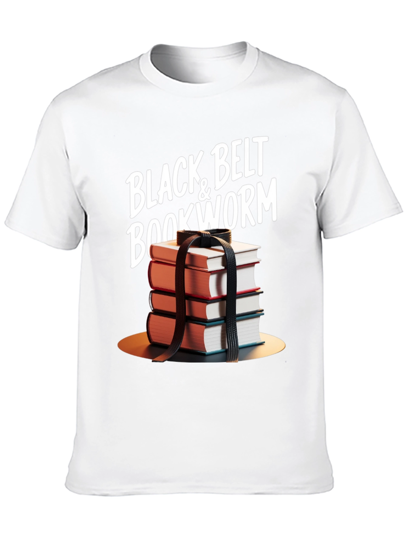 Black Belt Bookworm T-Shirt - Readers Humor