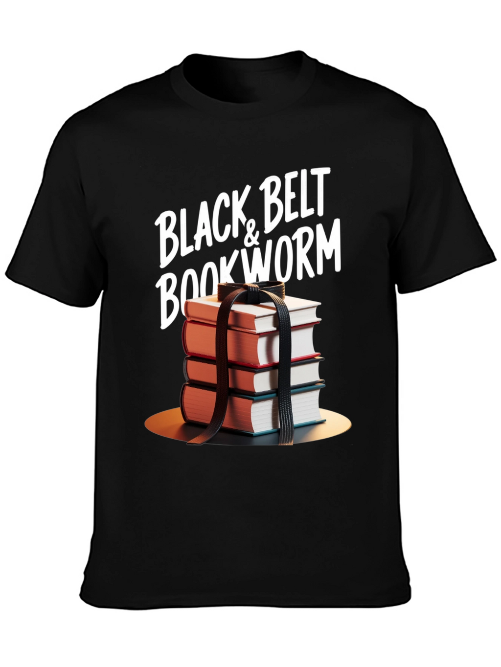 Black Belt Bookworm T-Shirt - Readers Humor