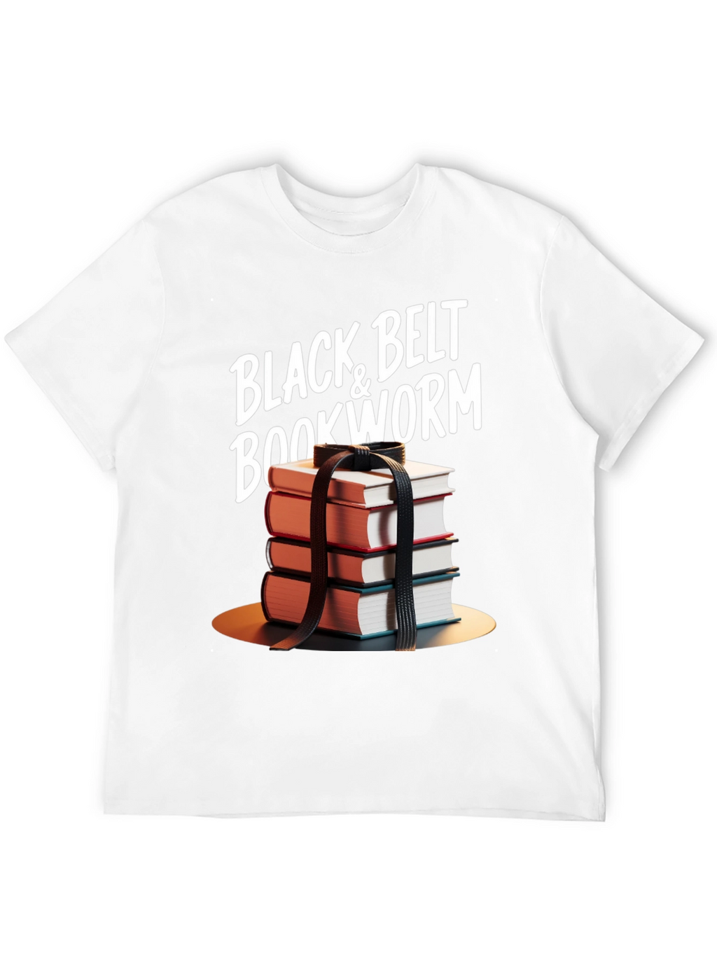 Black Belt Bookworm T-Shirt - Readers Humor