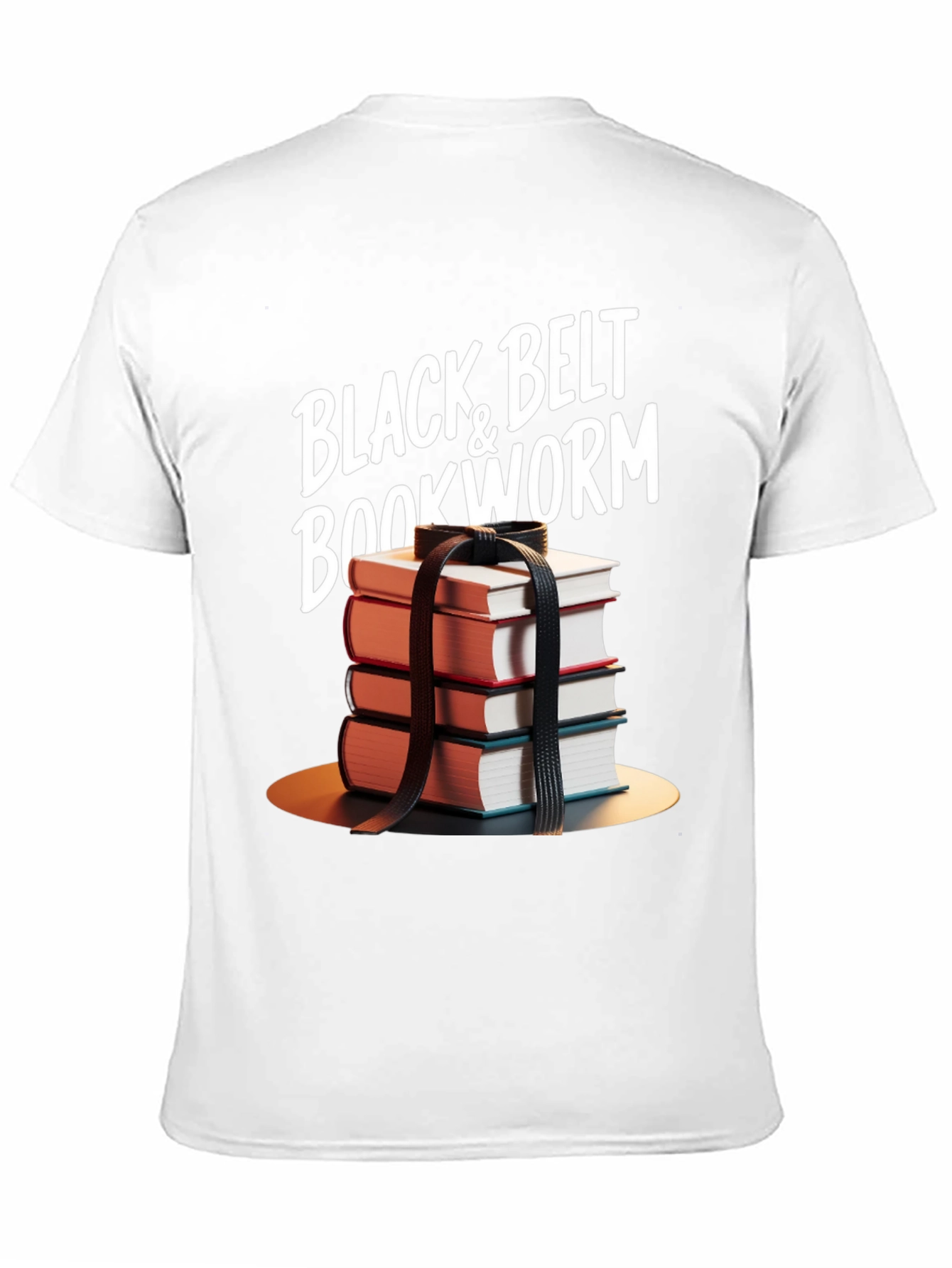 Black Belt Bookworm T-Shirt - Readers Humor