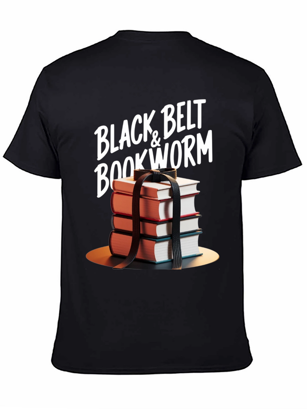 Black Belt Bookworm T-Shirt - Readers Humor