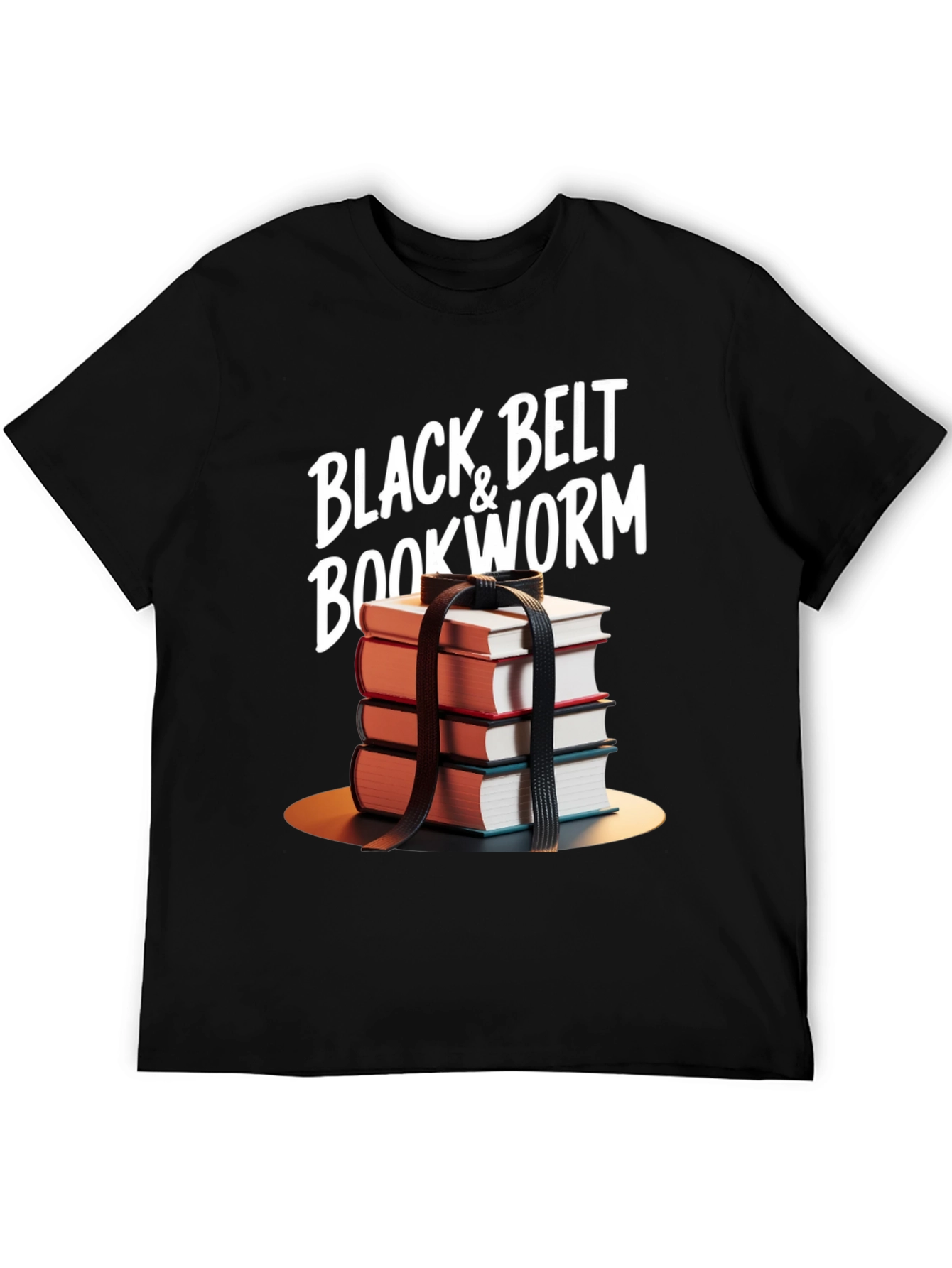Black Belt Bookworm T-Shirt - Readers Humor