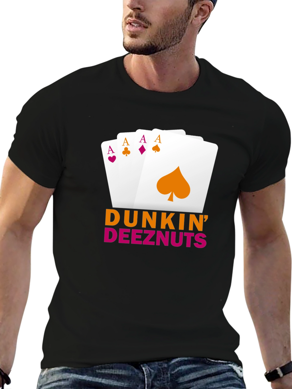 Dunkin Deeznuts Poker Aces T-Shirt