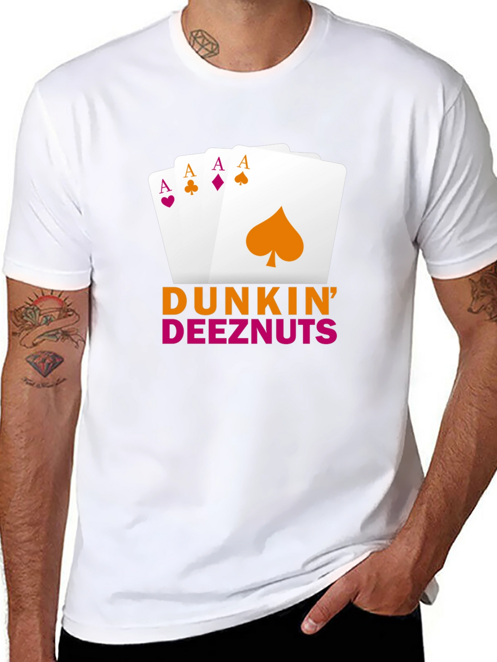 Dunkin Deeznuts Poker Aces T-Shirt