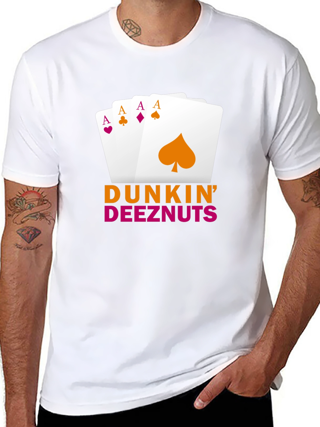 Dunkin Deeznuts Poker Aces T-Shirt