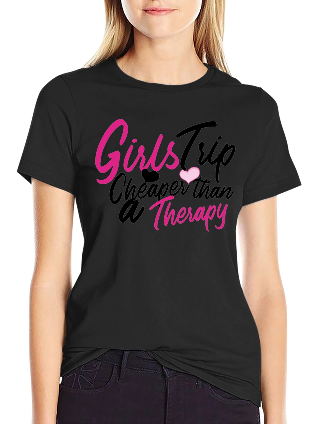Girls Trip Therapy Funny Graphic Tee
