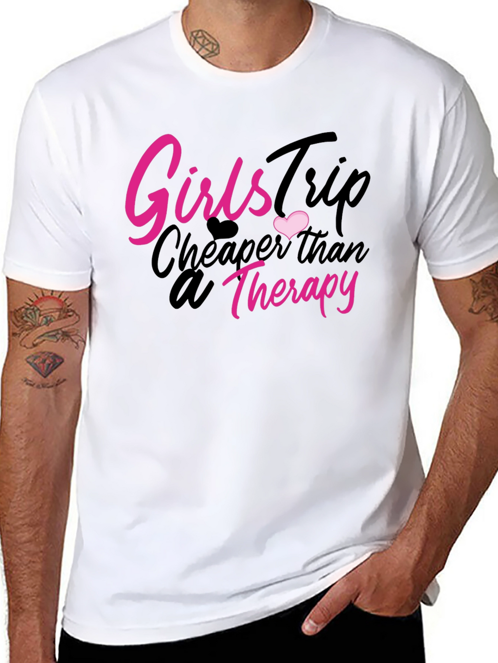 Girls Trip Therapy Funny Graphic Tee