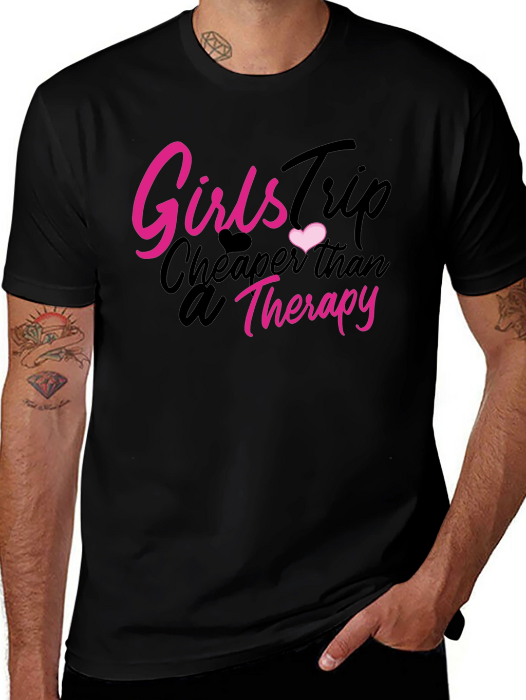 Girls Trip Therapy Funny Graphic Tee