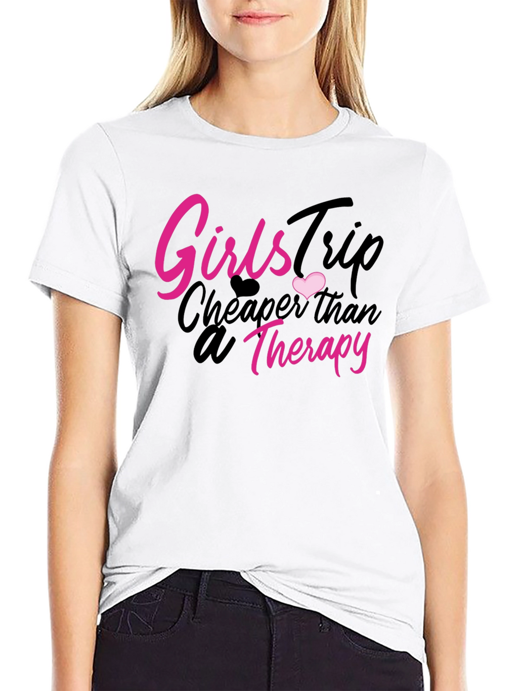 Girls Trip Therapy Funny Graphic Tee