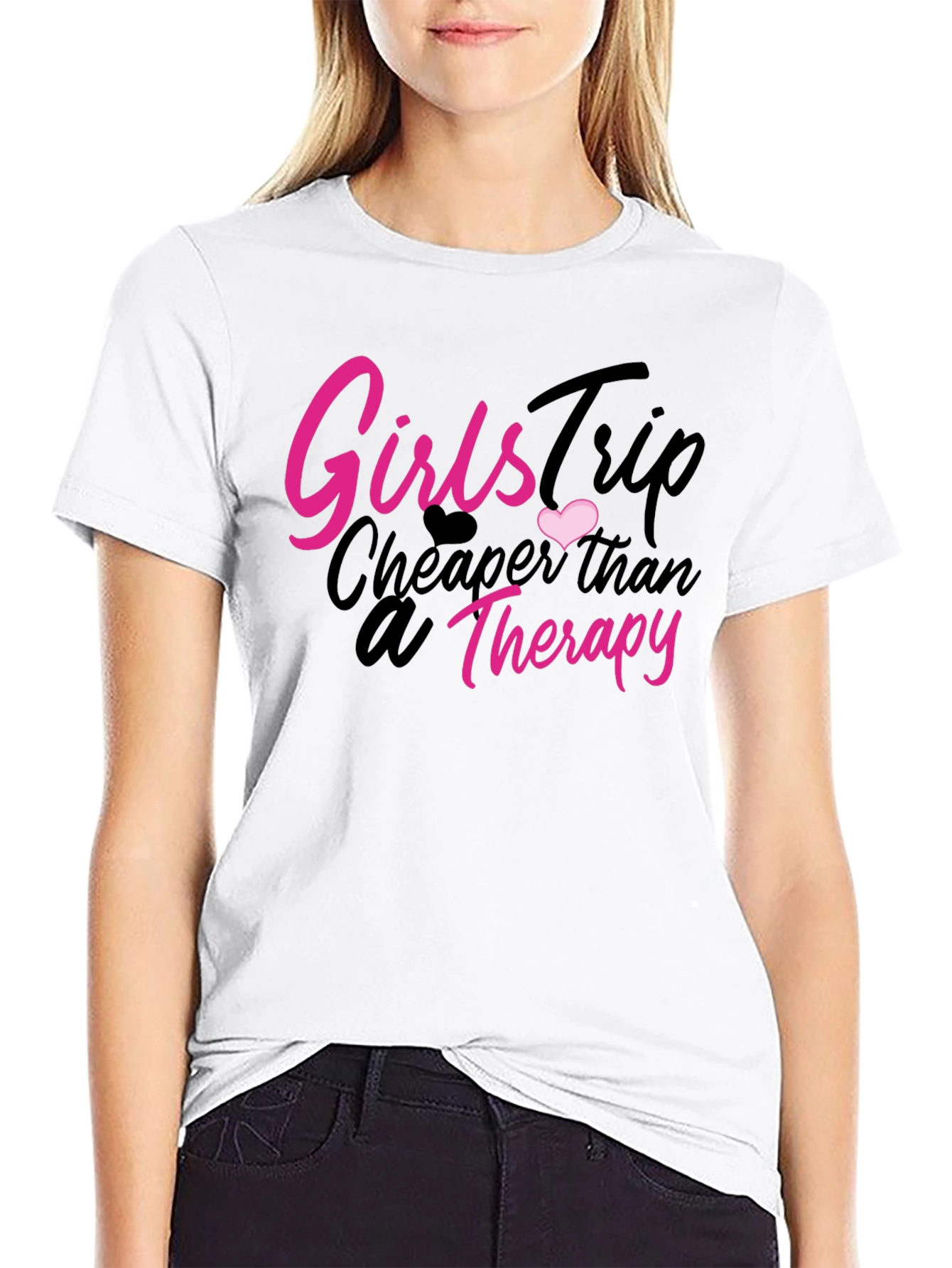 Girls Trip Therapy Funny Graphic Tee