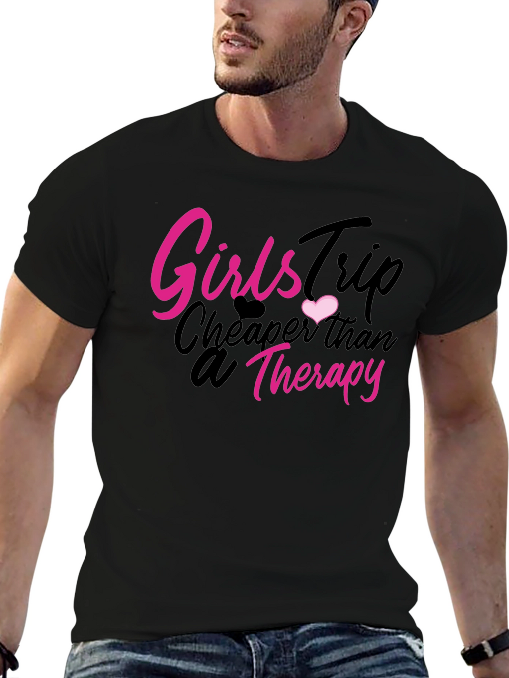 Girls Trip Therapy Funny Graphic Tee