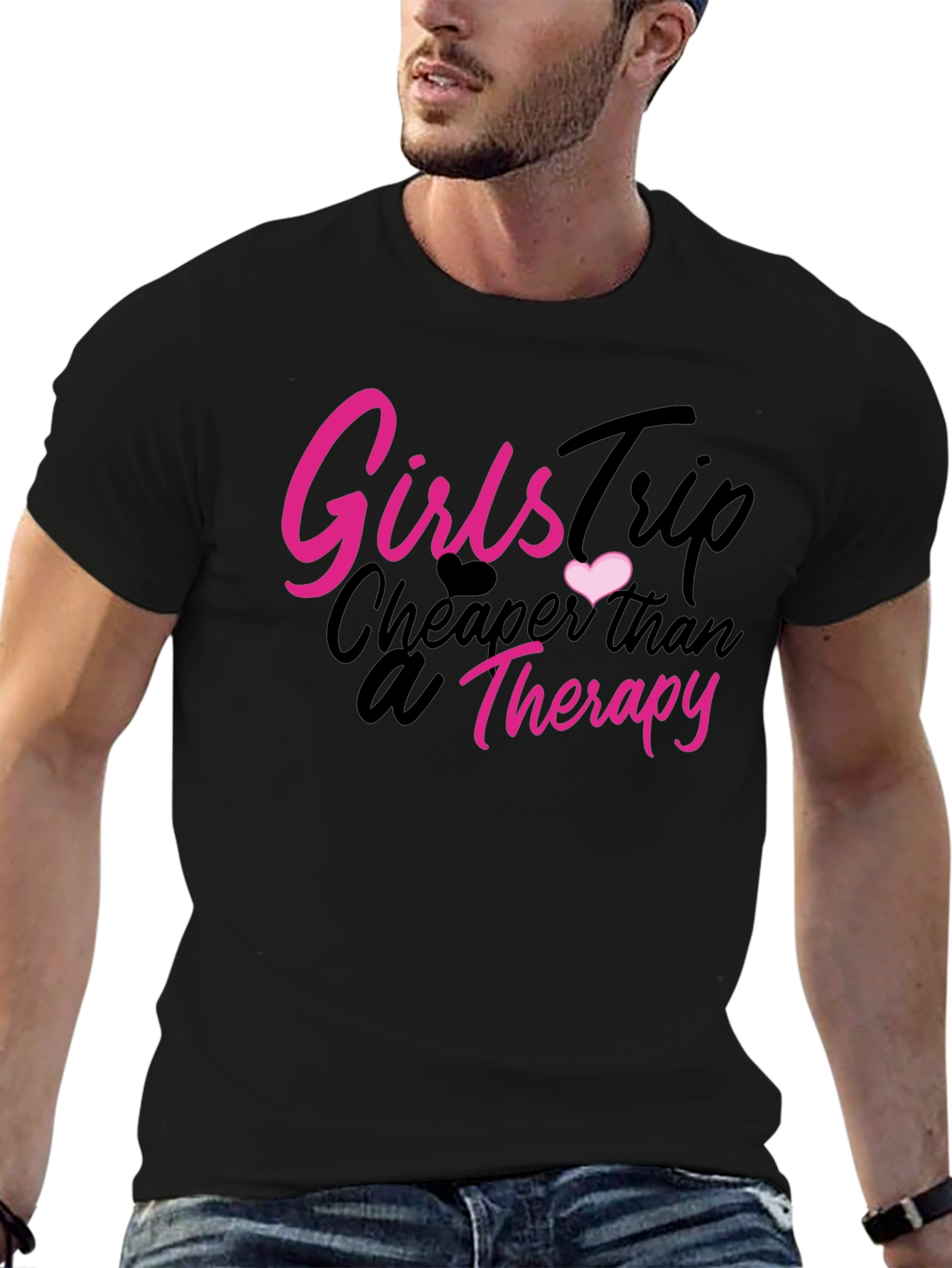 Girls Trip Therapy Funny Graphic Tee