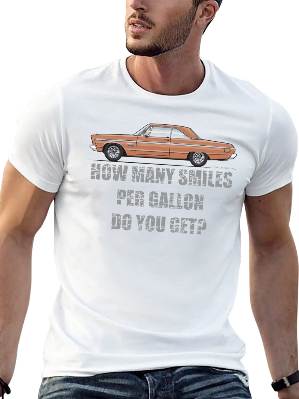 How Many Smiles Per Gallon T-Shirt