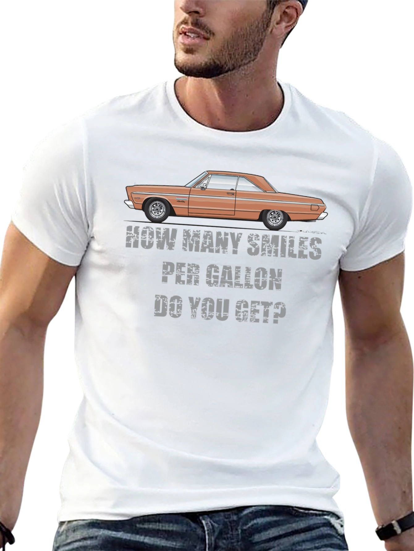 How Many Smiles Per Gallon T-Shirt