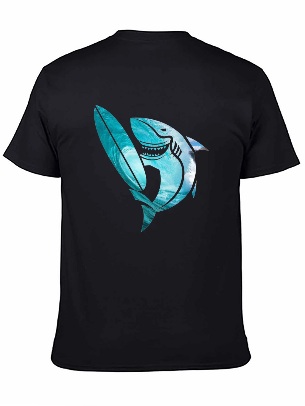 Shark Surfboard Graphic Tee