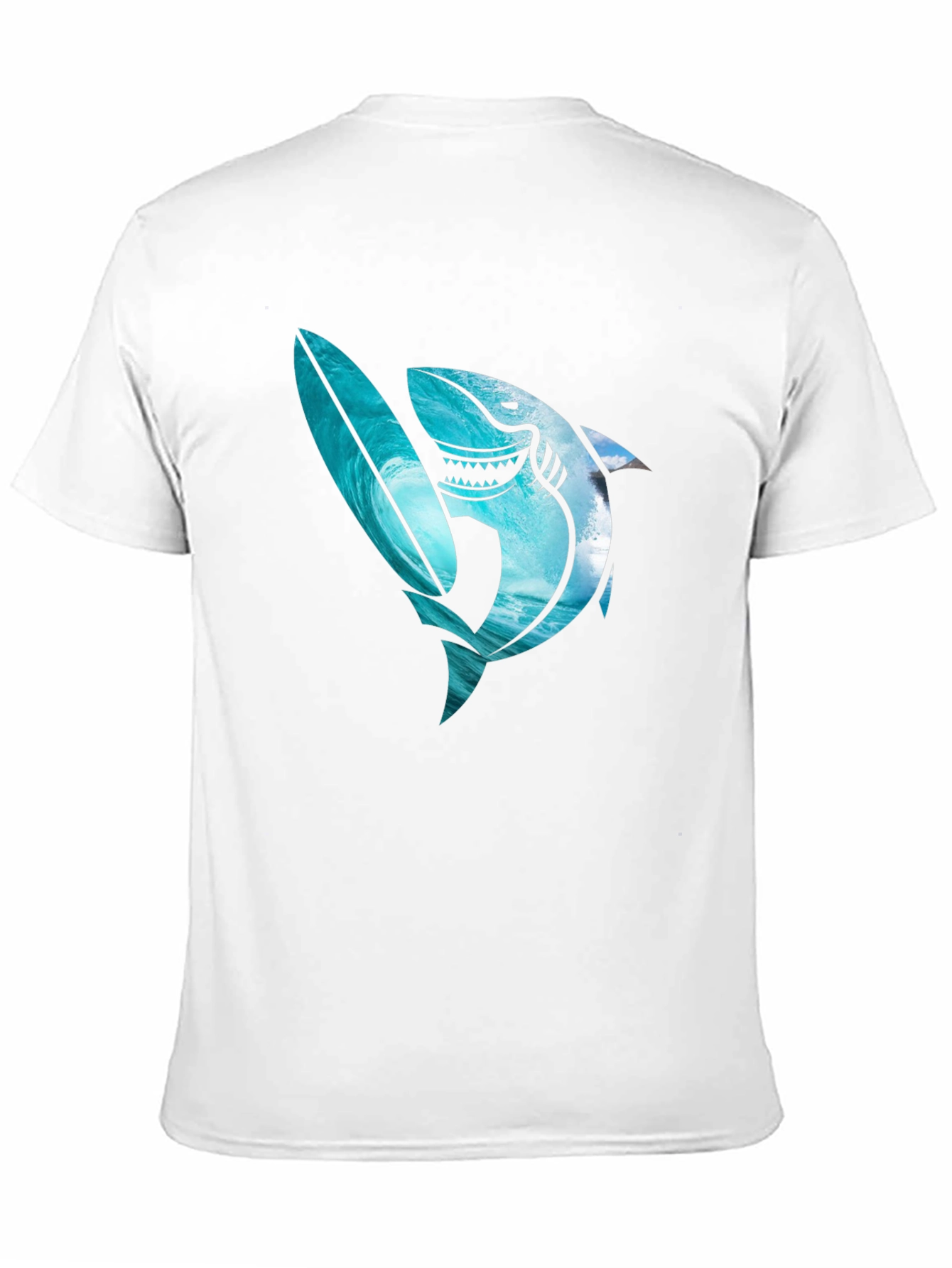 Shark Surfboard Graphic Tee