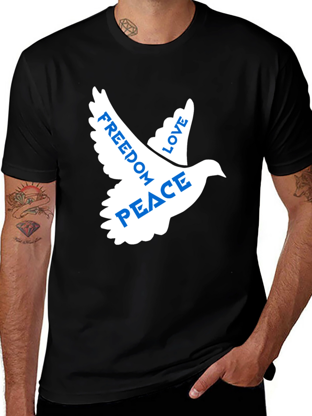 Peace Dove Graphic T-Shirt
