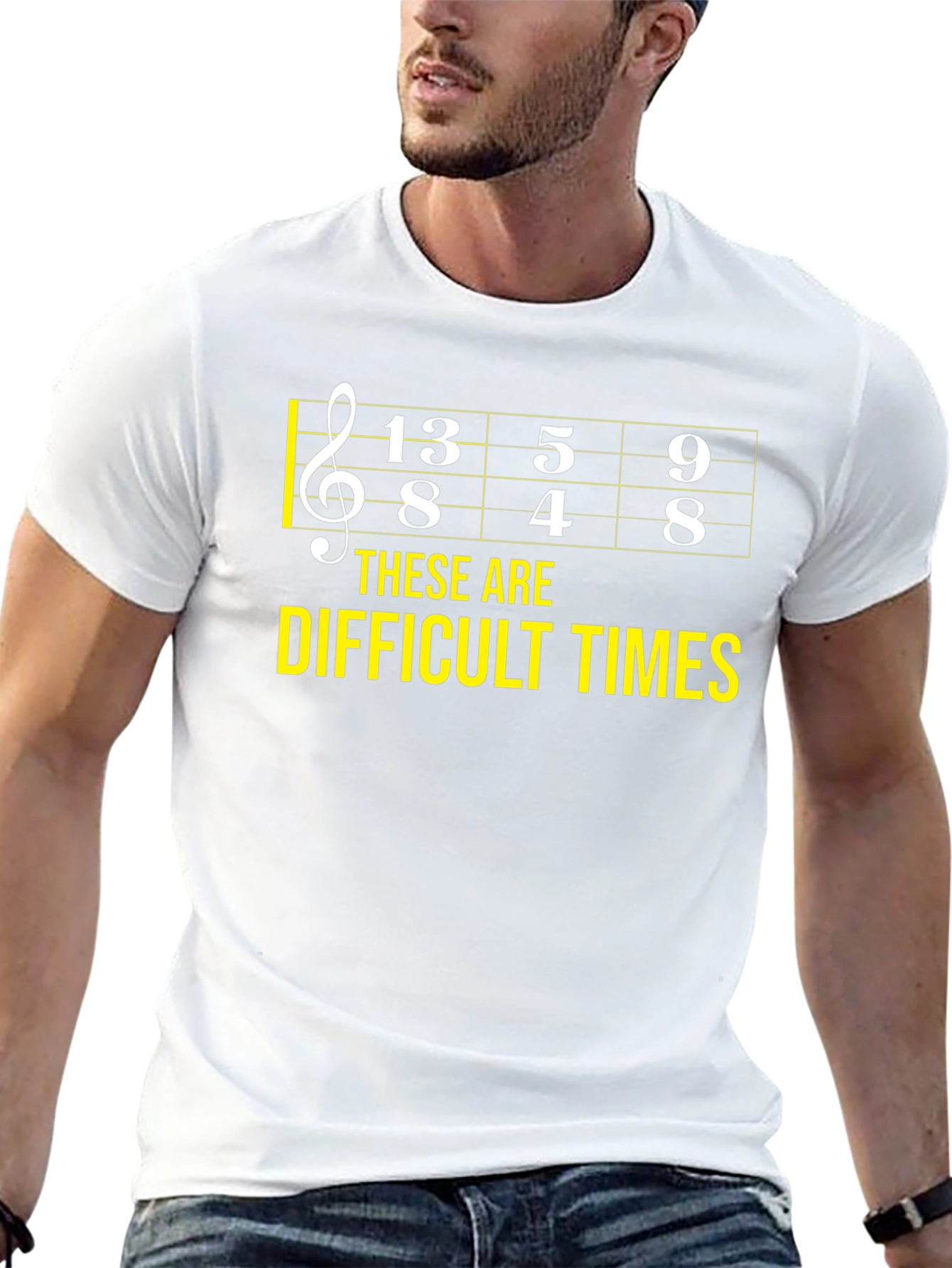 Difficult Times Music Theory Humor T-Shirt