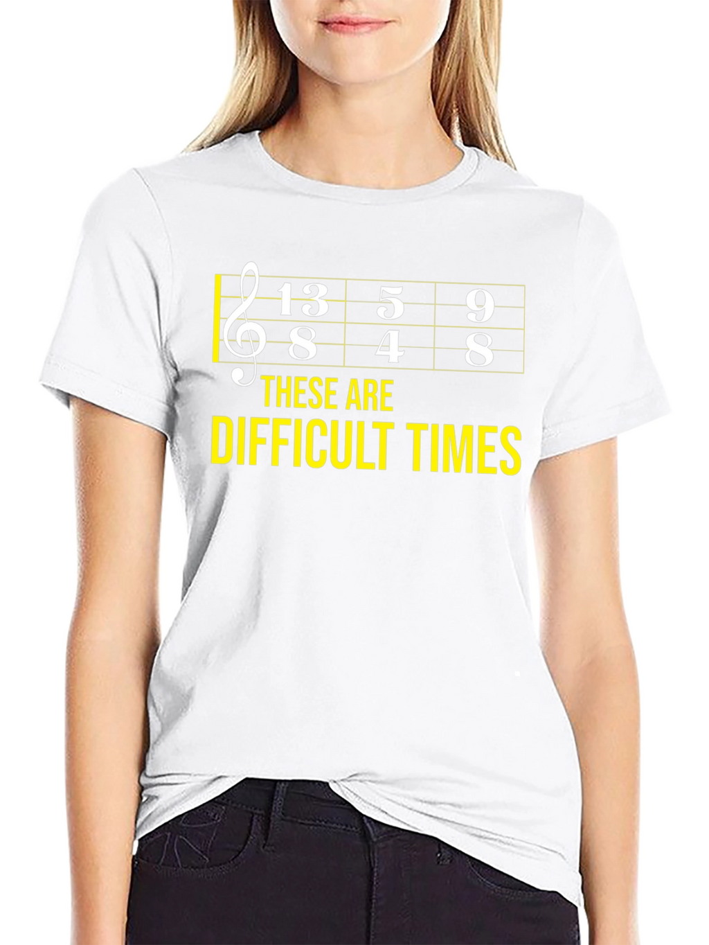 Difficult Times Music Theory Humor T-Shirt