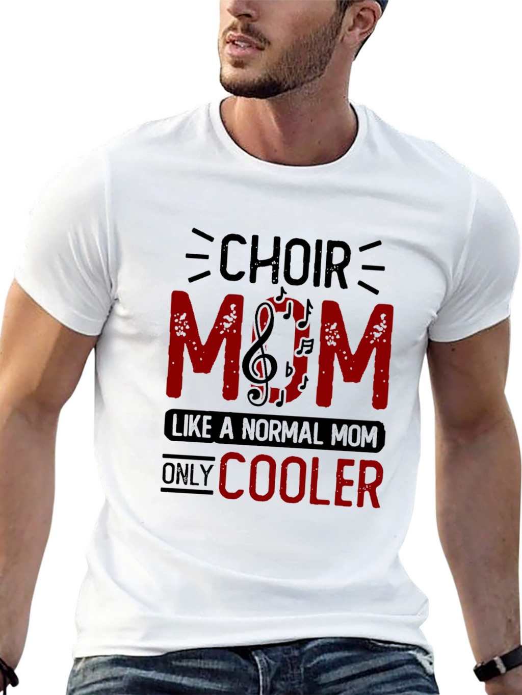 Choir Mom Graphic T-Shirt - Music Lover Tee
