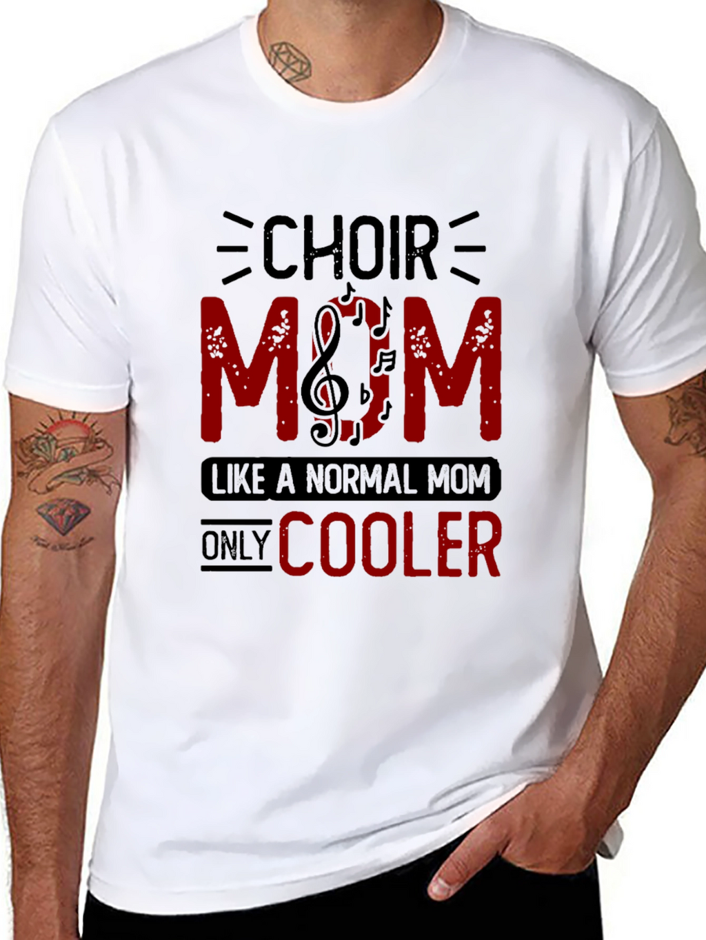 Choir Mom Graphic T-Shirt - Music Lover Tee