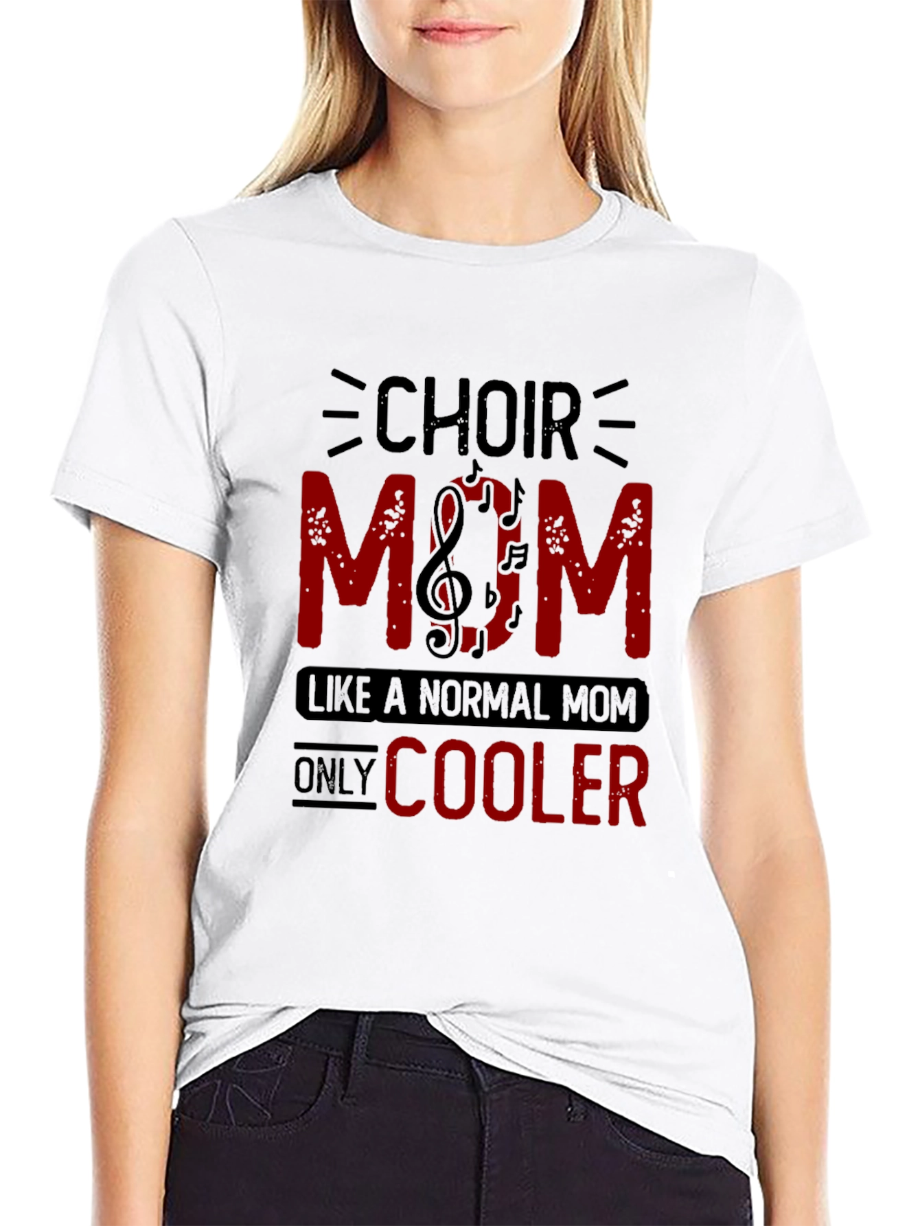 Choir Mom Graphic T-Shirt - Music Lover Tee
