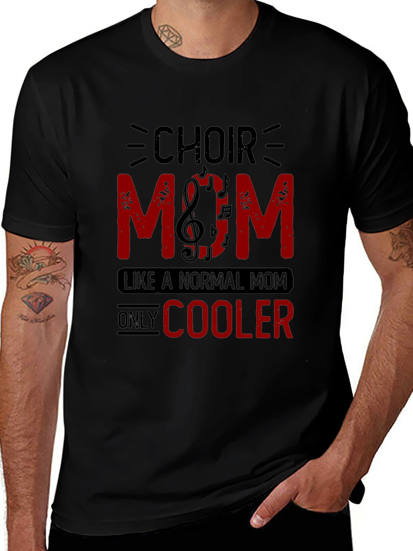Choir Mom Graphic T-Shirt - Music Lover Tee