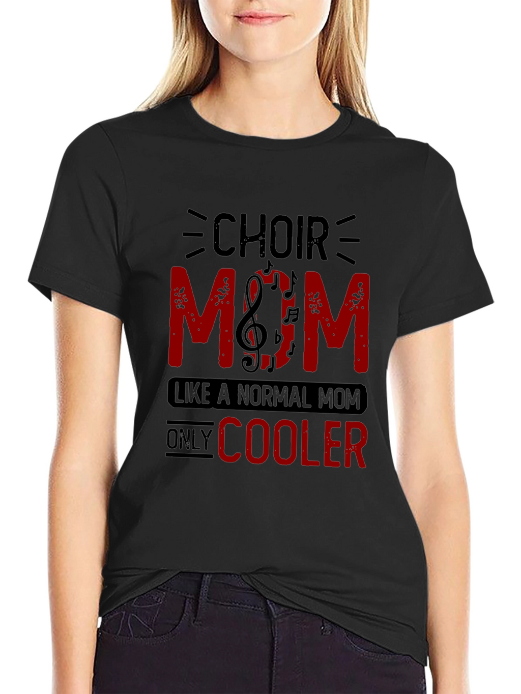 Choir Mom Graphic T-Shirt - Music Lover Tee