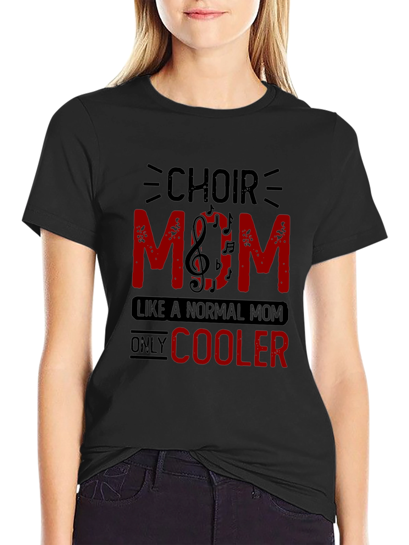 Choir Mom Graphic T-Shirt - Music Lover Tee