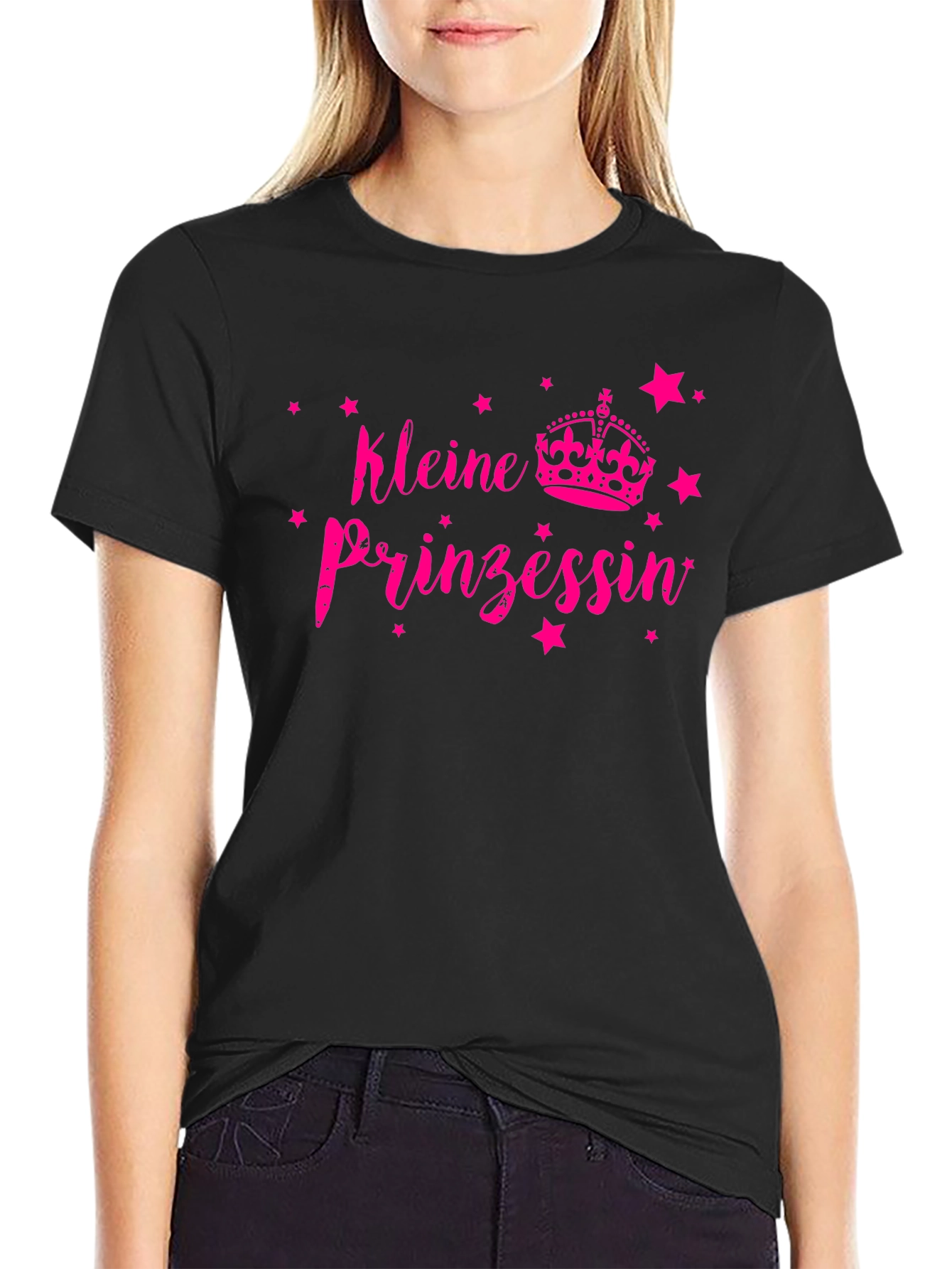 Kleine Prinzessin Black T-Shirt