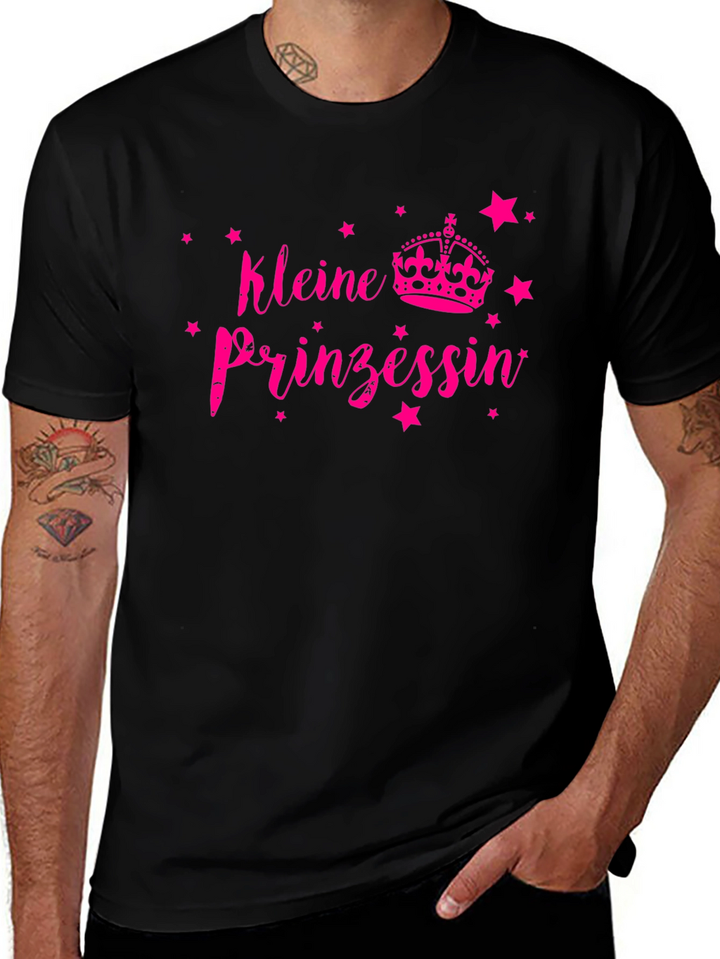 Kleine Prinzessin Black T-Shirt