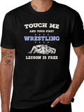 Touch Me Wrestling Lesson Free Tee