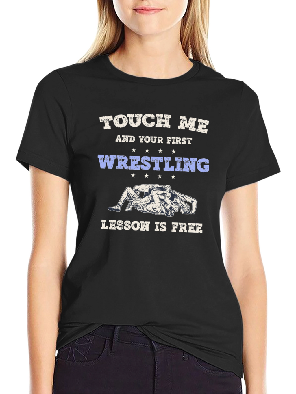 Touch Me Wrestling Lesson Free Tee