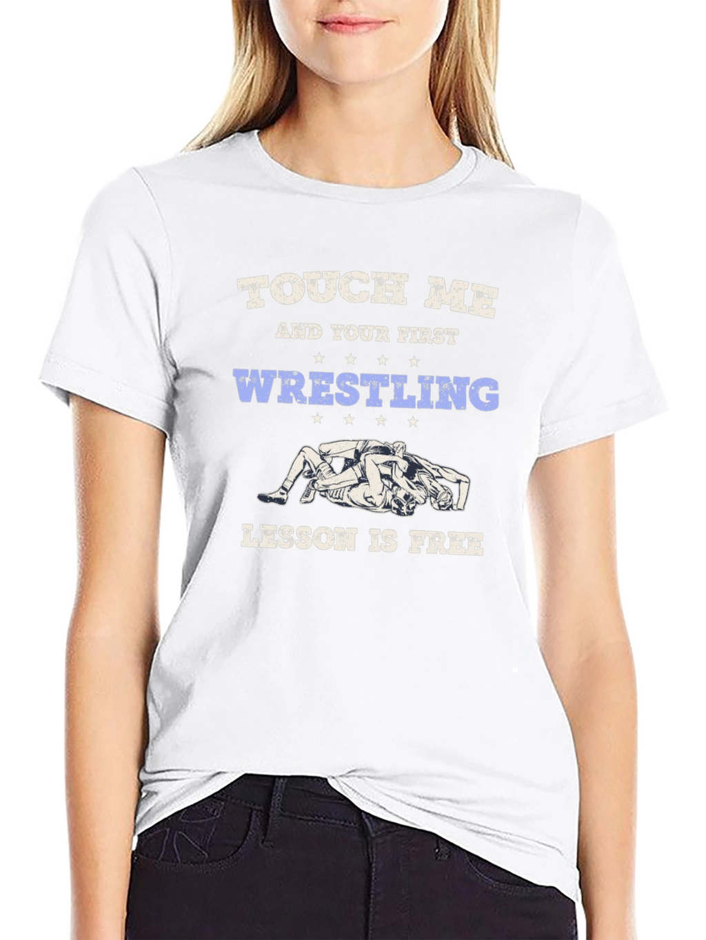 Touch Me Wrestling Lesson Free Tee