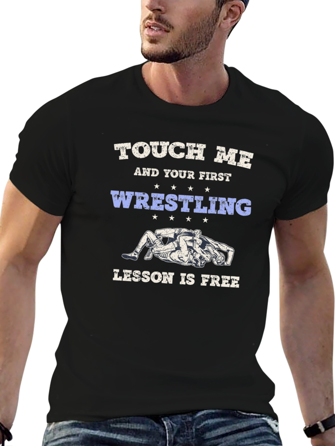 Touch Me Wrestling Lesson Free Tee