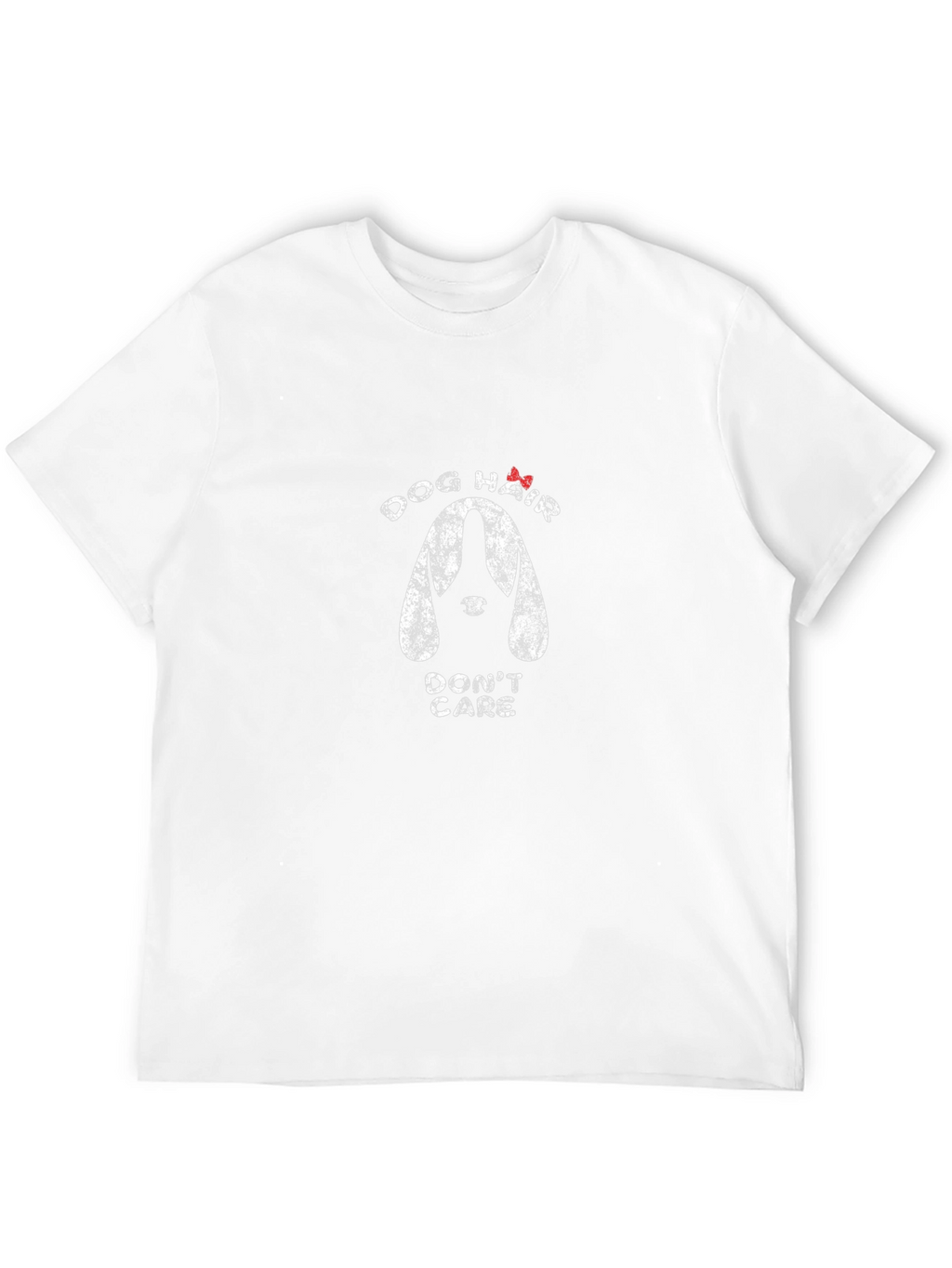 Dog Hair Dont Care Graphic Tee - Black Cotton