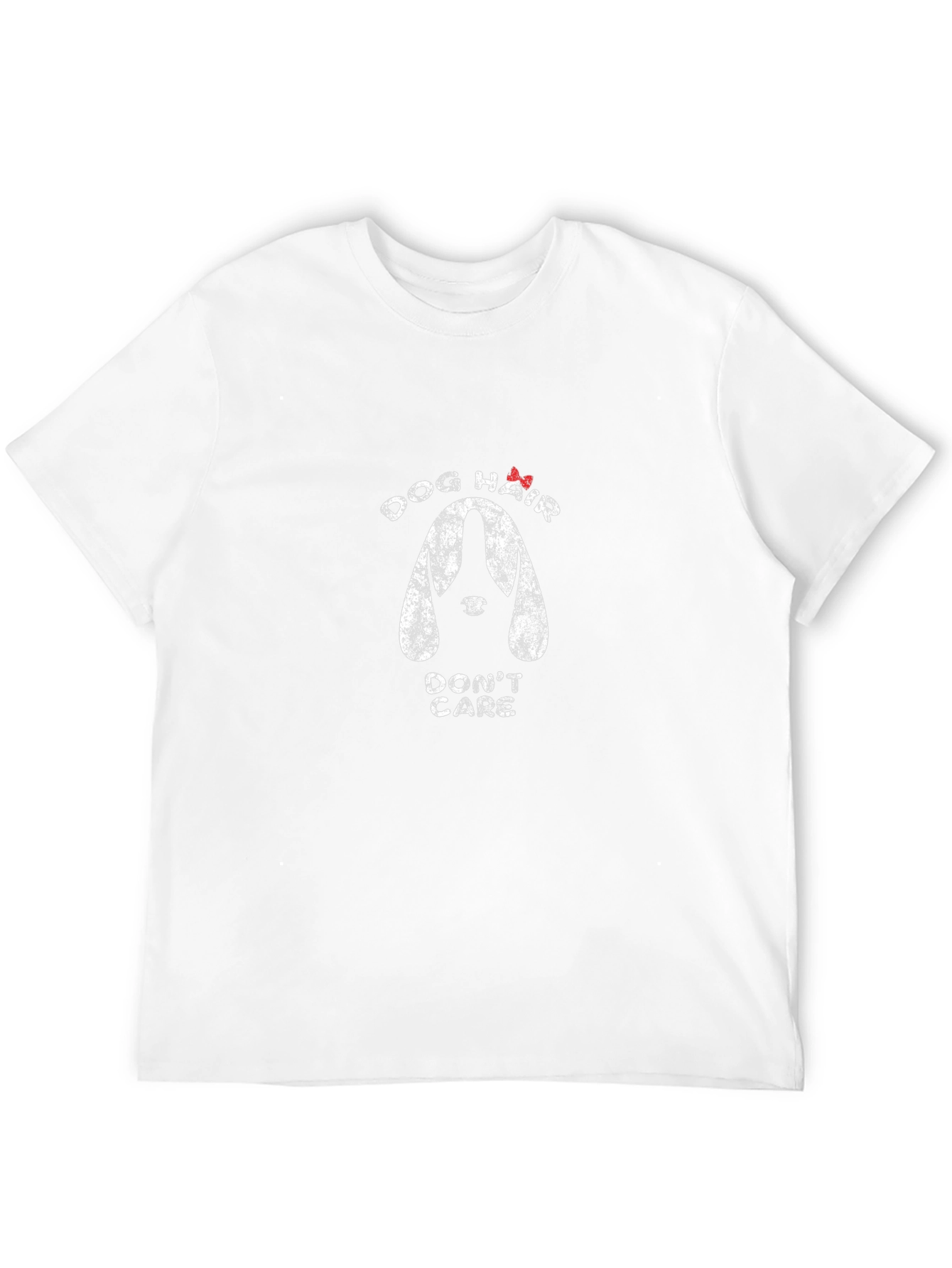 Dog Hair Dont Care Graphic Tee - Black Cotton